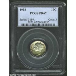 1938 10C PR67 PCGS.