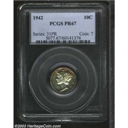 1942 10C PR67 PCGS.