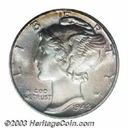1942 10C PR68 PCGS.