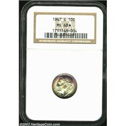 1947-S 10C MS68 * NGC.