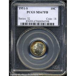 1951-S 10C MS67 PCGS.