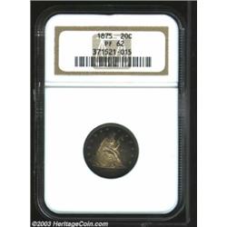 1875 20C PR62 NGC.