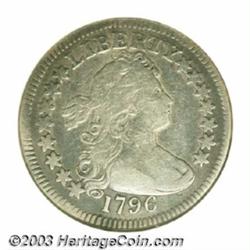 1796 25C --Corroded, Scratched--ANACS. Fine Details, Net VG8.