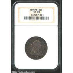 1806/5 25C VF20 NGC.