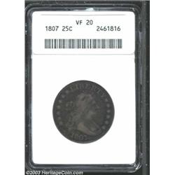 1807 25C VF20 ANACS.
