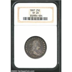 1807 25C VF20 NGC.
