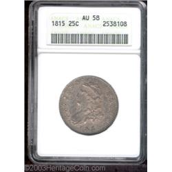 1815 25C AU58 ANACS.