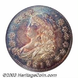 1818 25C MS62 NGC.