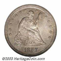 1857 25C MS65 NGC.