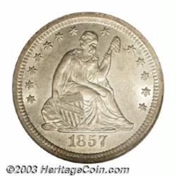 1857-S 25C MS62 NGC.