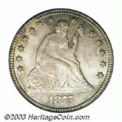 1875 25C MS65 PCGS.