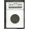 Image 1 : 1882 25C AU50 ANACS.