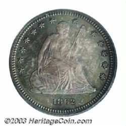 1862 25C PR65 PCGS.