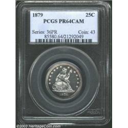 1879 25C PR64 Cameo PCGS.