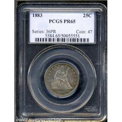 1883 25C PR65 PCGS.
