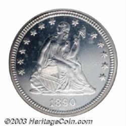 1890 25C PR67 Cameo NGC.