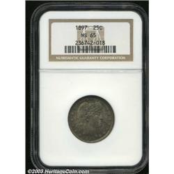 1897 25C MS65 NGC.