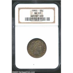 1900 25C MS65 NGC.