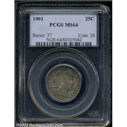 1901 25C MS64 PCGS.