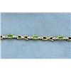 Image 1 : Peridot & Diamond bracelet