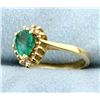 Image 2 : Emerald & Diamond ring