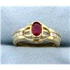 Image 1 : Ruby & Diamond Ring