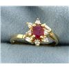 Image 1 : Ruby & Diamond Ring