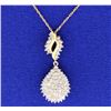 Image 1 : Diamond pendant with chain