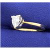 Image 2 : 1/2 Carat Heart Shape Diamond Solitaire!