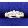 Image 1 : Diamond Tutone 10k Ring