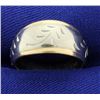 Image 1 : White and Yellow Gold 14k Ring