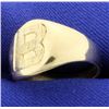 Image 2 : "B" Initial or Monogram Ring