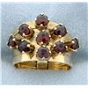 Image 1 : 1.35ct Total Weight Garnet Stack Ring