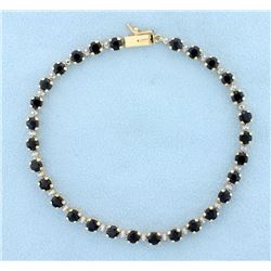 Sapphire & Diamond Bracelet