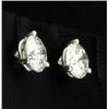 Image 2 : 1 ct TW Diamond Stud Earrings in Platinum