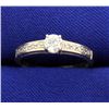 Image 2 : Antique Old Mine Cut Diamond Ring with Matching Diamond Jacket