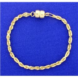 Rope Style Bracelet with Magnetic Clasp