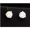 Image 1 : 3/4 Carat TW Diamond Stud Earrings in Platinum