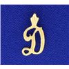 Image 1 : 14K "D" Pendant
