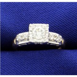 1/2ct total Weight Diamond Ring