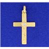 Image 1 : Cross with Diamond Pendant