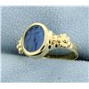 Image 2 : Italian Made Signet Ring With Venetian Glass