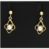 Image 1 : Pearl Dangle Earrings