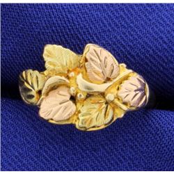 10K Leaf Ring