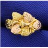 Image 1 : 10K Leaf Ring