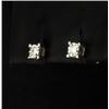 Image 2 : Diamond Stud Earrings in Sterling Silver