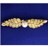 Image 1 : Pearl & Leaf Pin