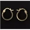 Image 2 : 14K Small Hoop Earrings