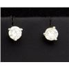 Image 1 : 0.45 Carat PLATINUM Diamond Stud Earrings