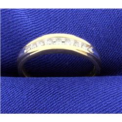 Diamond 1/4 Carat Channel Set 14K Band